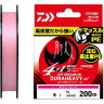 Шнур плетеный DAIWA UVF GEKKABIJIN DURAHEAVY X4+1+SI2 WHITE PINK 0.4-200 07303952